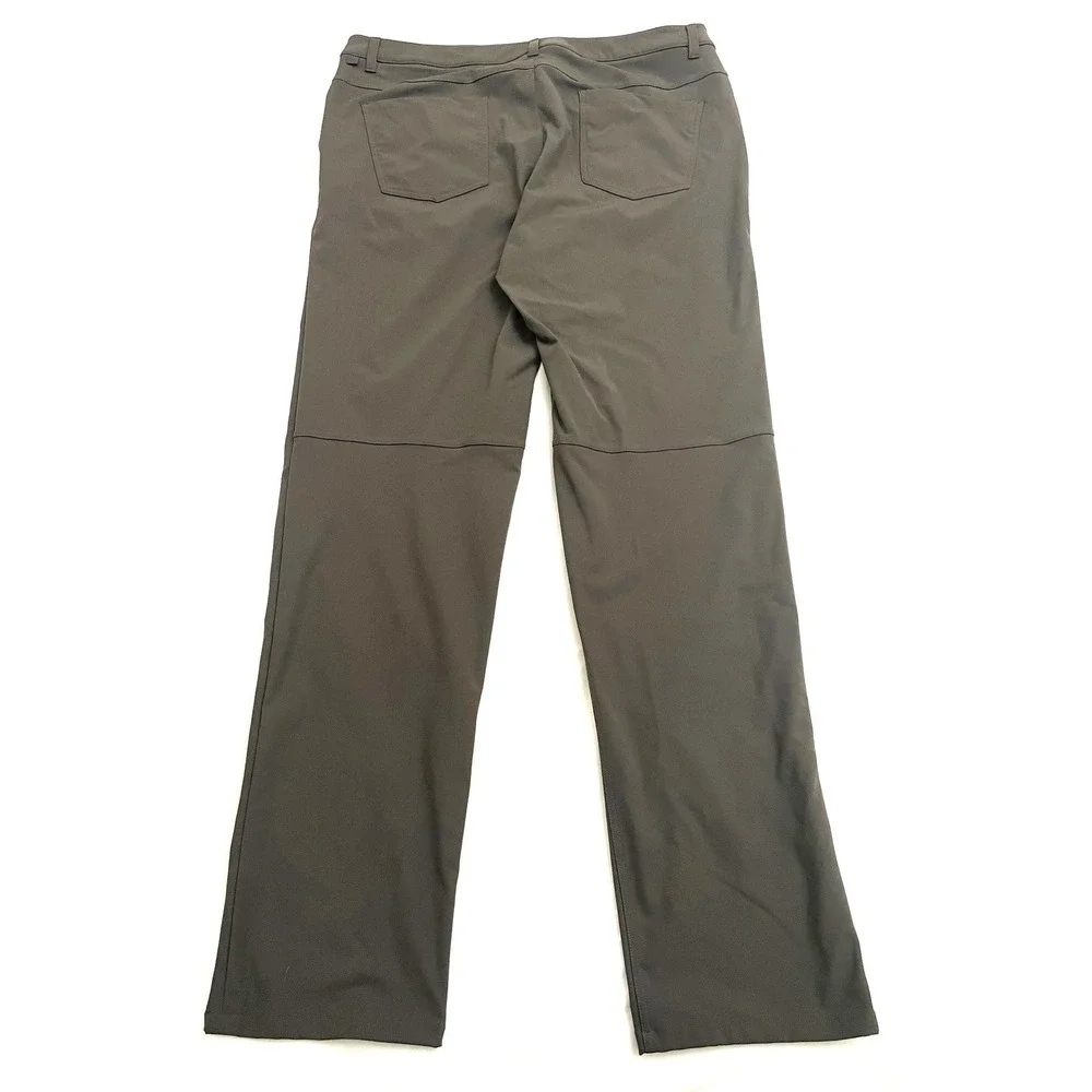 Lululemon ABC Pants Mens 38 Tall Gray Stretch Wicking Golf 5 Pocket 35